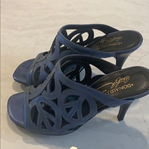 Donald Pliner Open Toe Open Back Heels